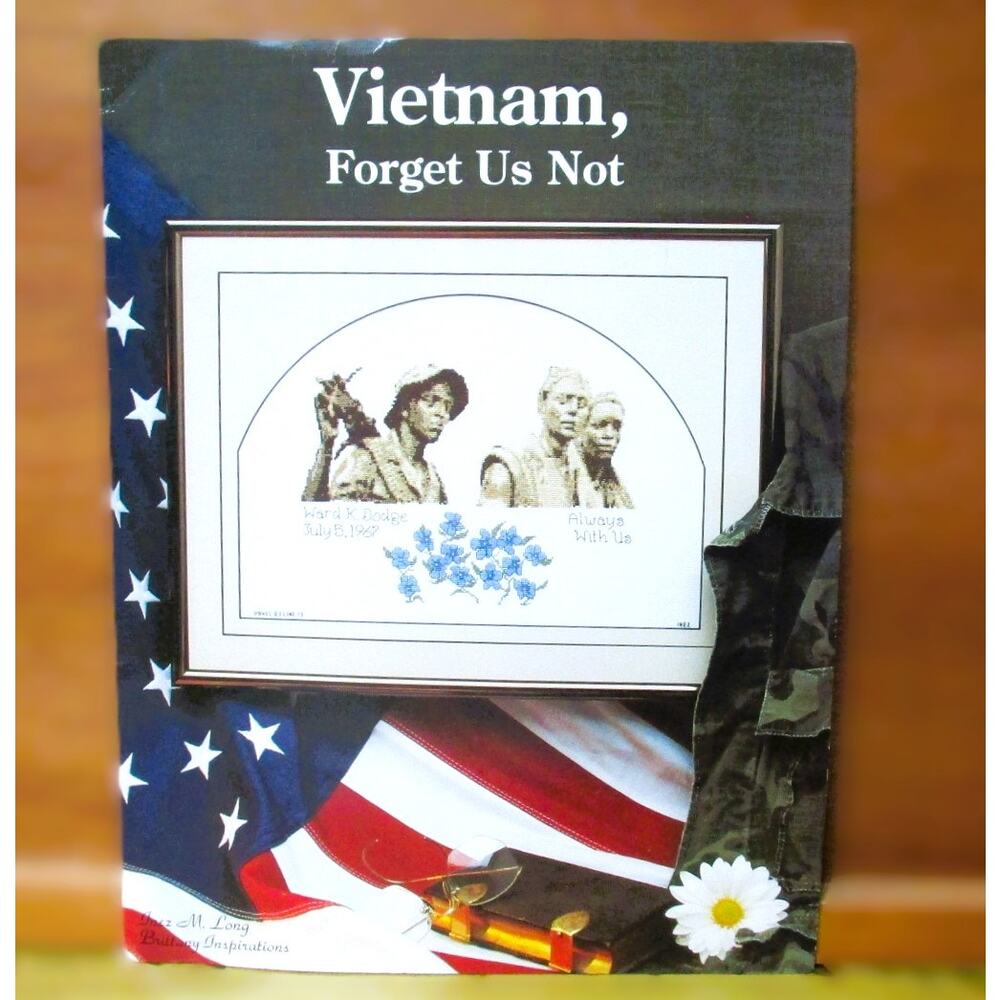 Brittany Inspirations Cross Stitch Kit Vietnam Forget Us Not Design by Inez Long
